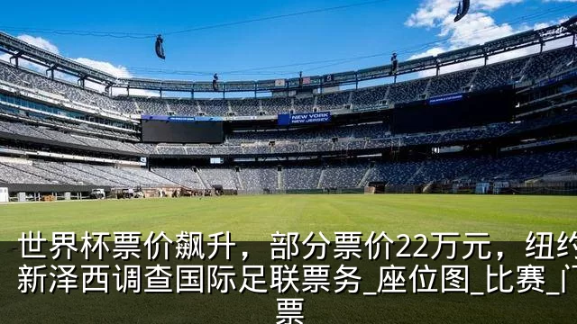 世界杯票价飙升，部分票价22万元，纽约与新泽西调查国际足联票务_座位图_比赛_门票